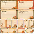 Little Autumn Blessings – Recipe and Journaling Cards – 12×12 Printed Cut-Apart Sheet; low-resolution product preview. Copyright (c) 2026 Scrappy Seconds, LLC.