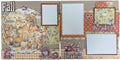 Little Autumn Blessings DIY two-page scrapbook kit; actual photograph of the completed sample layout. Copyright (c) 2026 Scrappy Seconds, LLC.