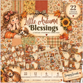 Little Autumn Blessings digital scrapbook and ephemera collection — 22 printable designs: 12 papers, 6 ephemera sheets and 4 cut-apart sheets. © 2026 Scrappy Seconds, LLC.
