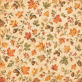 Little Autumn Blessings – Cream Autumn Botanical – 12×12 Printed Paper; low-resolution product preview. Copyright (c) 2026 Scrappy Seconds, LLC.