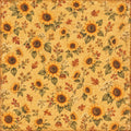 Little Autumn Blessings – Sunflowers – 12×12 Printed Paper; low-resolution product preview. Copyright (c) 2026 Scrappy Seconds, LLC.