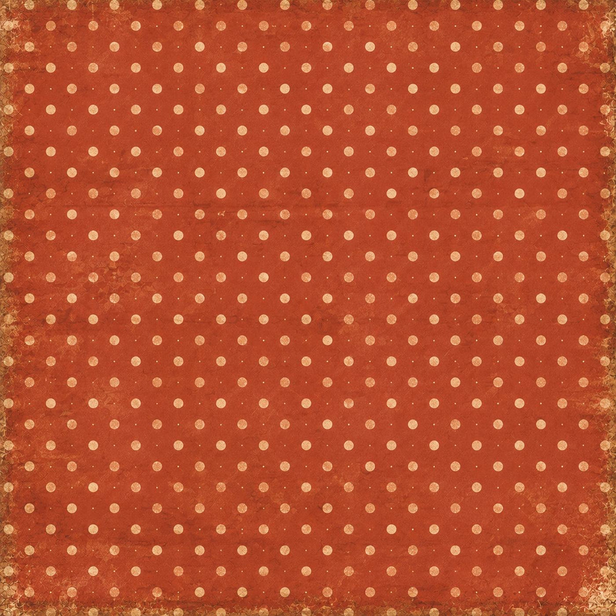 Little Autumn Blessings – Terracotta Polka Dot – 12×12 Printed Paper; low-resolution product preview. Copyright (c) 2026 Scrappy Seconds, LLC.