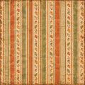 Little Autumn Blessings – Autumn Botanical Stripes – 12×12 Printed Paper; low-resolution product preview. Copyright (c) 2026 Scrappy Seconds, LLC.