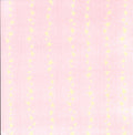 Crafts Etc Stars On Parade Girl 12x12 scrapbook paper - soft baby pink background with vertical columns of glowing pale butter yellow four-pointed stars and subtle vertical stripe texture
