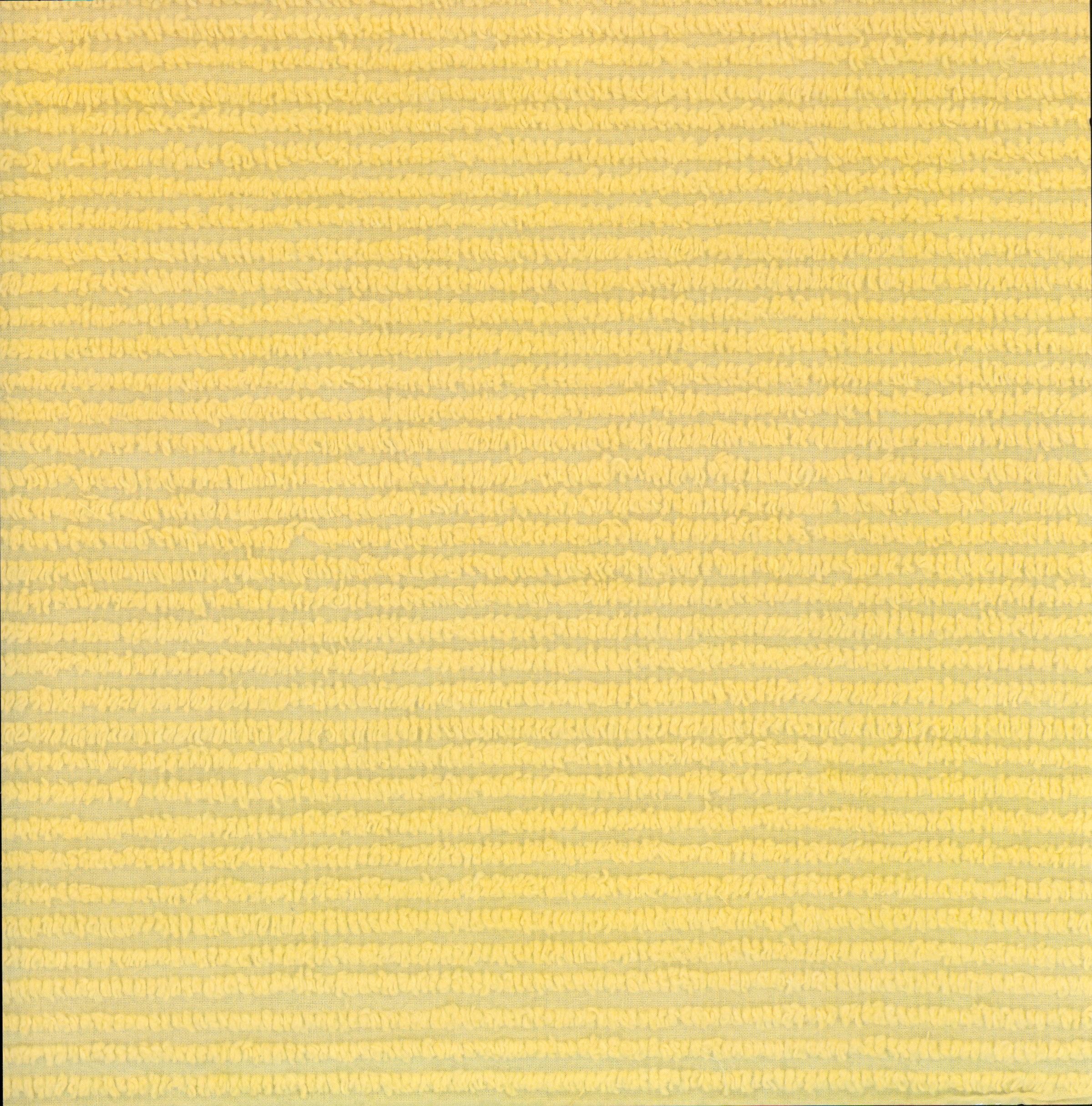 Leisure Arts Stripe Yellow Chenille 12x12 scrapbook paper - warm butter yellow chenille-effect horizontal stripe texture