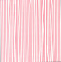 Leisure Arts Jenna Thin Stripe Pink 12x12 scrapbook paper - delicate hand-drawn style thin vertical pink stripes on white background